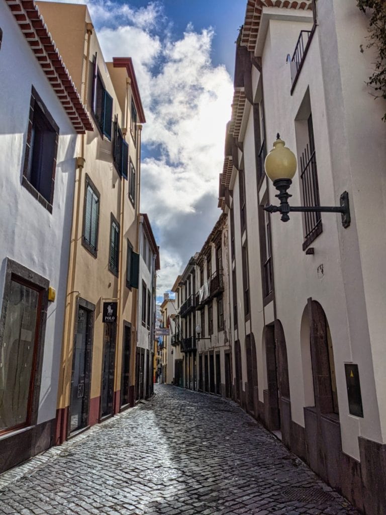 backstreets of funchal madeira