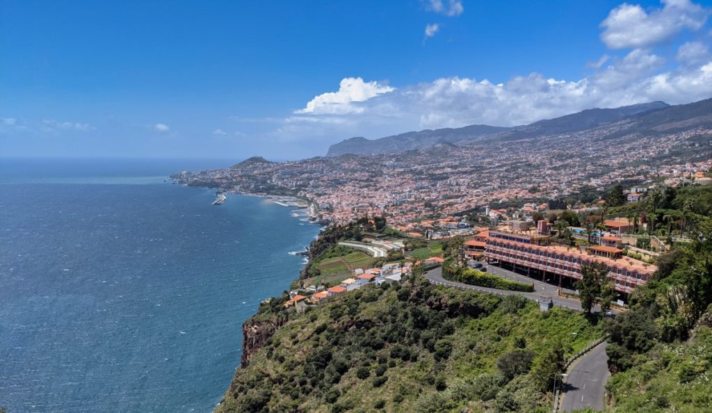 bay of funchal from east side