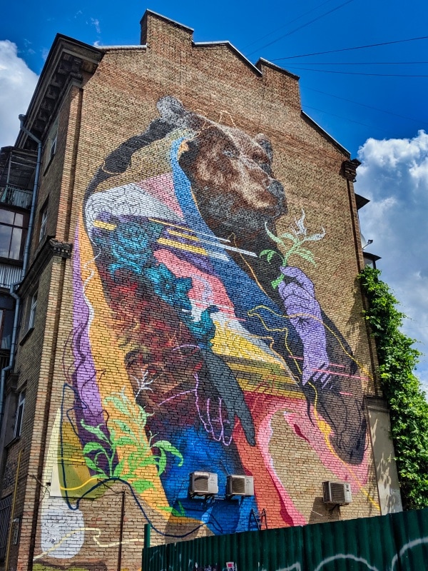 Bear Mural Kyiv