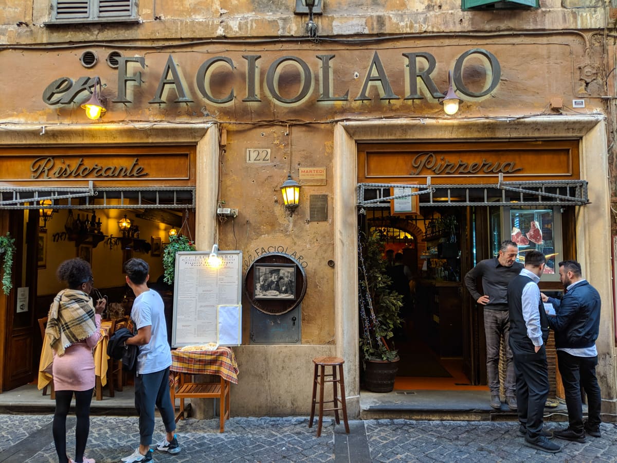 El Faciolaro Cafe Rome