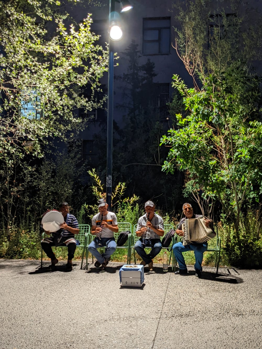street musicians in pedonalja pedestrian street