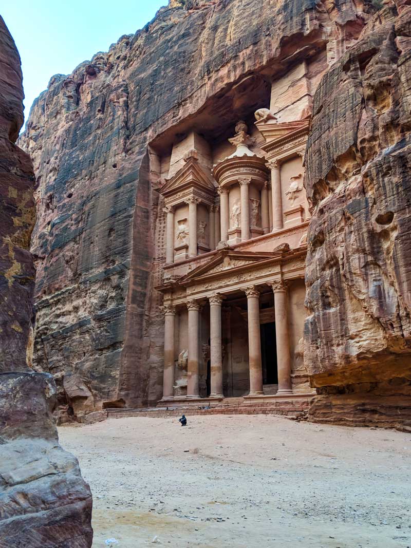 Petra's Treasury in the early morning