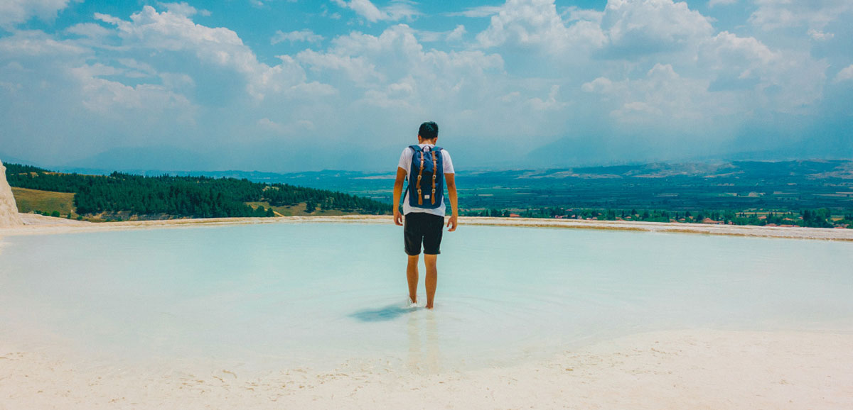 Travertine Pools In Pamukkale Kusadasi