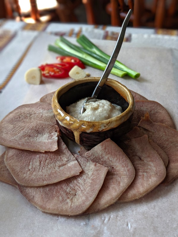 Ukrainian Dish of Meat and Horseradish
