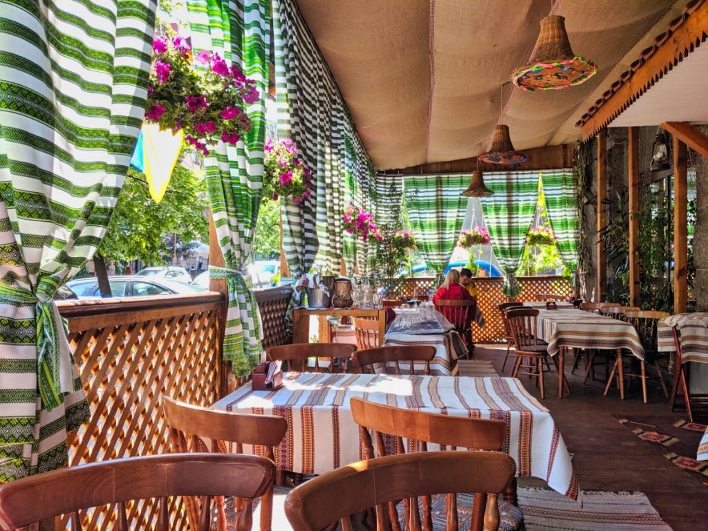 Typical Ukrainian Restaurant