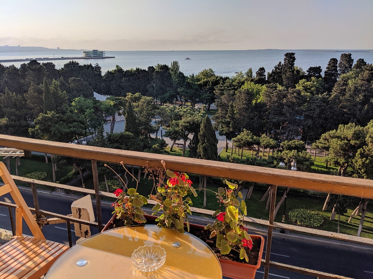 view from the apartment